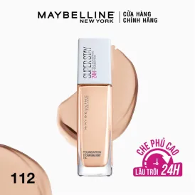 Maybelline kem nền lâu trôi Superstay 112 Superstay Long Lasting Full Coverage Foundition - 112 Natural Ivory